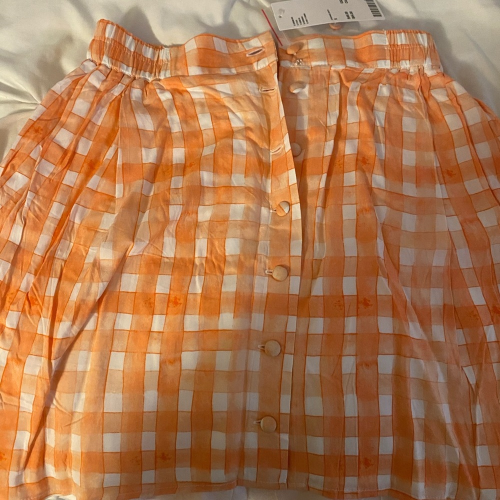 Checkered skirt